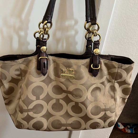 Coach logo canvas shoulder bag - Picture 4 of 4